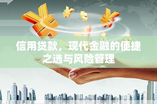 丰宁信用贷款，现代金融的便捷之选与风险管理