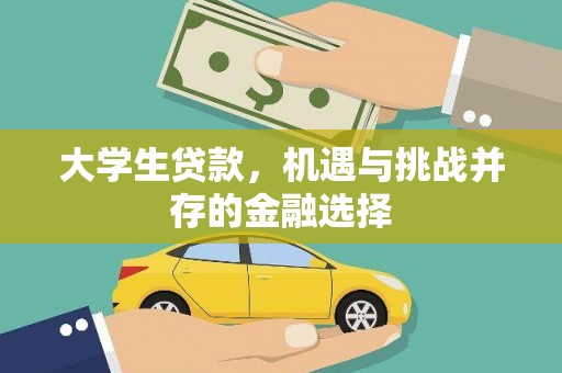 丰宁大学生贷款，机遇与挑战并存的金融选择