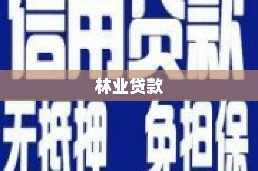 丰宁林业贷款