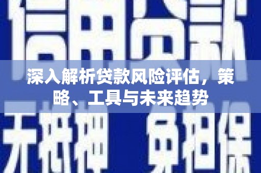 丰宁深入解析贷款风险评估，策略、工具与未来趋势