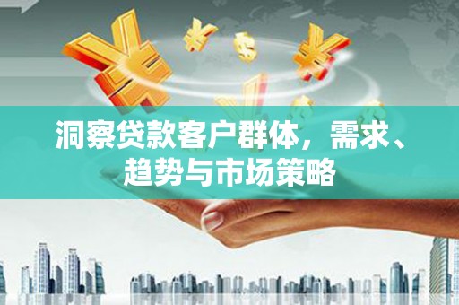 丰宁洞察贷款客户群体，需求、趋势与市场策略