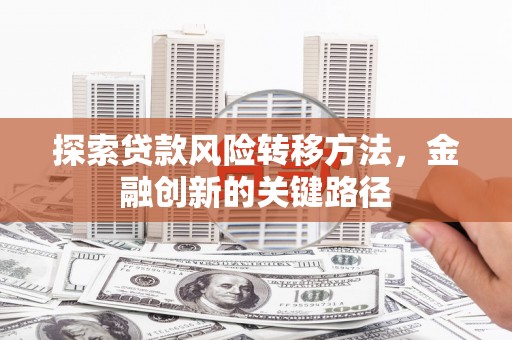 丰宁探索贷款风险转移方法，金融创新的关键路径