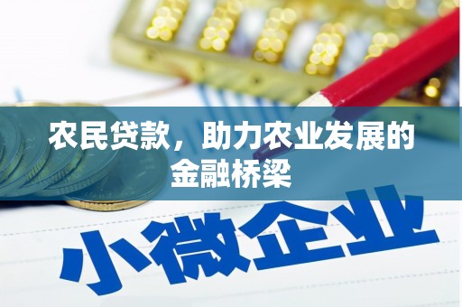 丰宁农民贷款，助力农业发展的金融桥梁