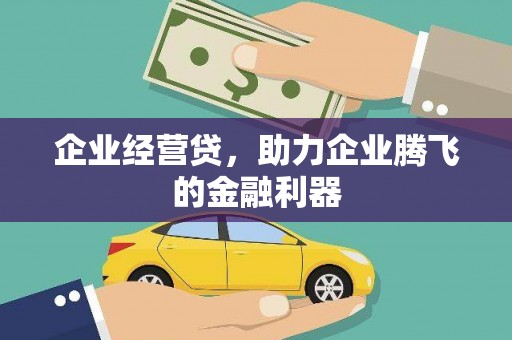 丰宁企业经营贷，助力企业腾飞的金融利器