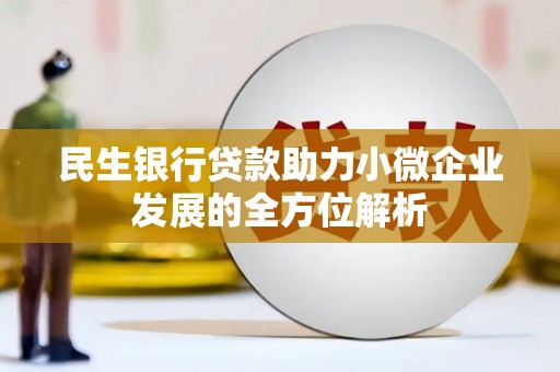 丰宁民生银行贷款助力小微企业发展的全方位解析