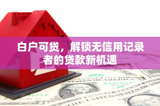 丰宁白户可贷，解锁无信用记录者的贷款新机遇