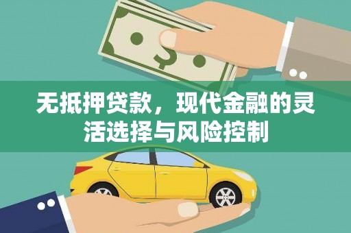 丰宁无抵押贷款，现代金融的灵活选择与风险控制