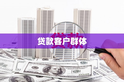 丰宁贷款客户群体