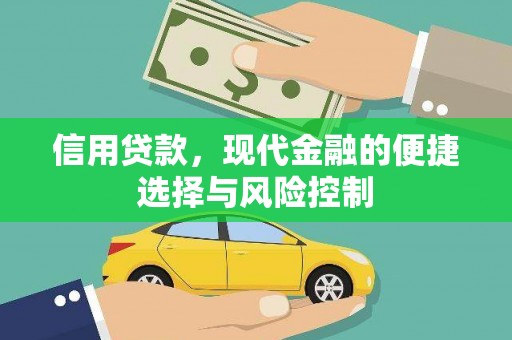 丰宁信用贷款，现代金融的便捷选择与风险控制