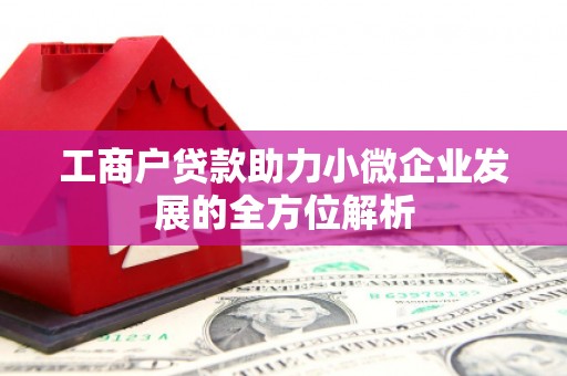 丰宁工商户贷款助力小微企业发展的全方位解析