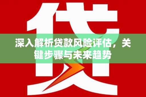 丰宁深入解析贷款风险评估，关键步骤与未来趋势