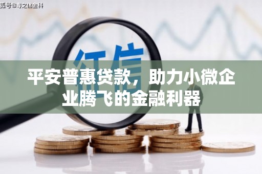丰宁平安普惠贷款，助力小微企业腾飞的金融利器