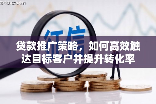 丰宁贷款推广策略，如何高效触达目标客户并提升转化率