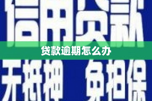 丰宁贷款逾期怎么办
