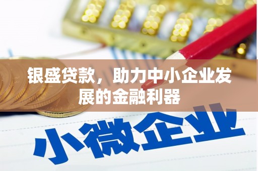 丰宁银盛贷款，助力中小企业发展的金融利器
