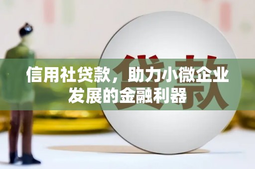 丰宁信用社贷款，助力小微企业发展的金融利器