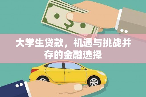 丰宁大学生贷款，机遇与挑战并存的金融选择