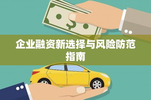 丰宁企业融资新选择与风险防范指南